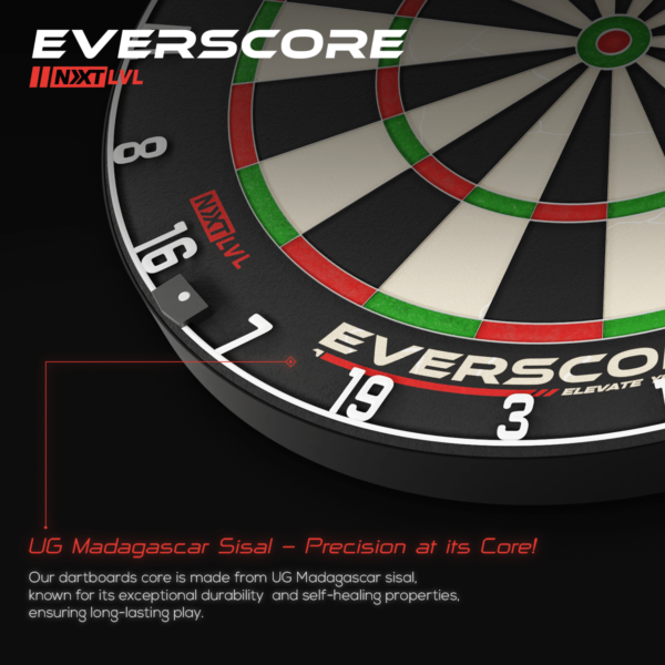 GOAT Everscore NXT LVL - Professioneel Dartbord - Afbeelding 6