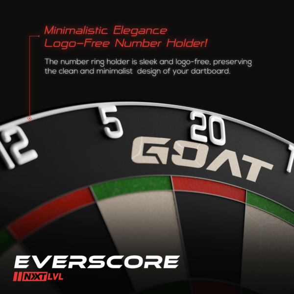 GOAT Everscore NXT LVL - Professioneel Dartbord - Afbeelding 7